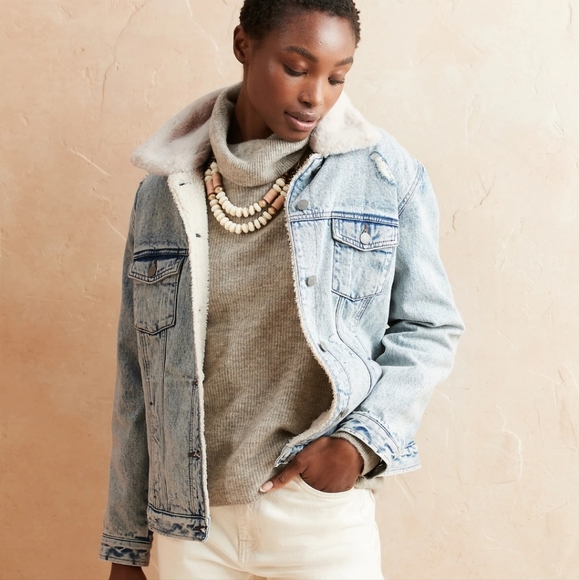 Banana Republic Factory Sherpa Lined 